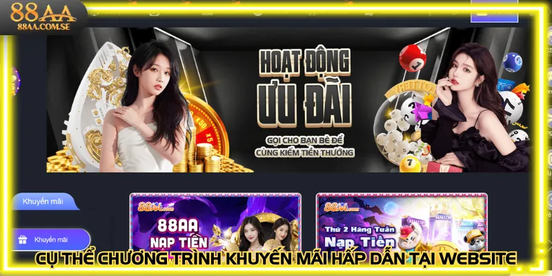 Cụ thể chương trình khuyến mãi hấp dẫn tại website